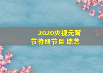 2020央视元宵节特别节目 综艺